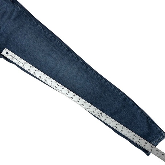 PAIGE Verdugo Ankle Skinny Jeans Dark Blue Stretch Mid Rise sz 28 x 27 Inseam - Picture 4 of 10